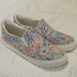 Lilly Pulitzer Multicolor Slip-On Sneakers Sz 7